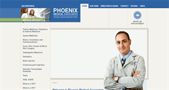Desktop Screenshot of phoenixmedicalassociates.com